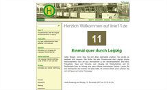 Desktop Screenshot of linie11.de